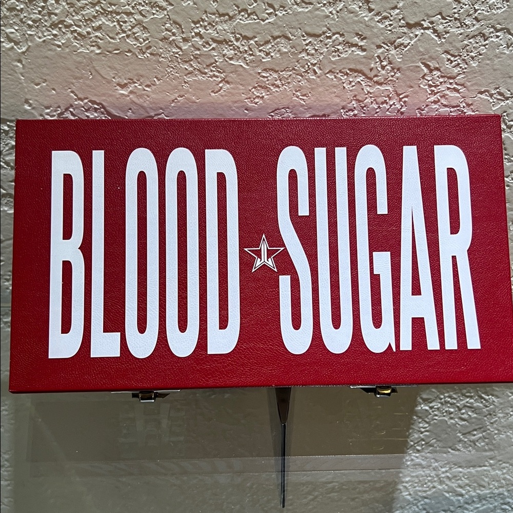JEFFREE STAR BLOOD SUGAR NIB 18 SHADES MIRRORED EYESHADOW PALETTE